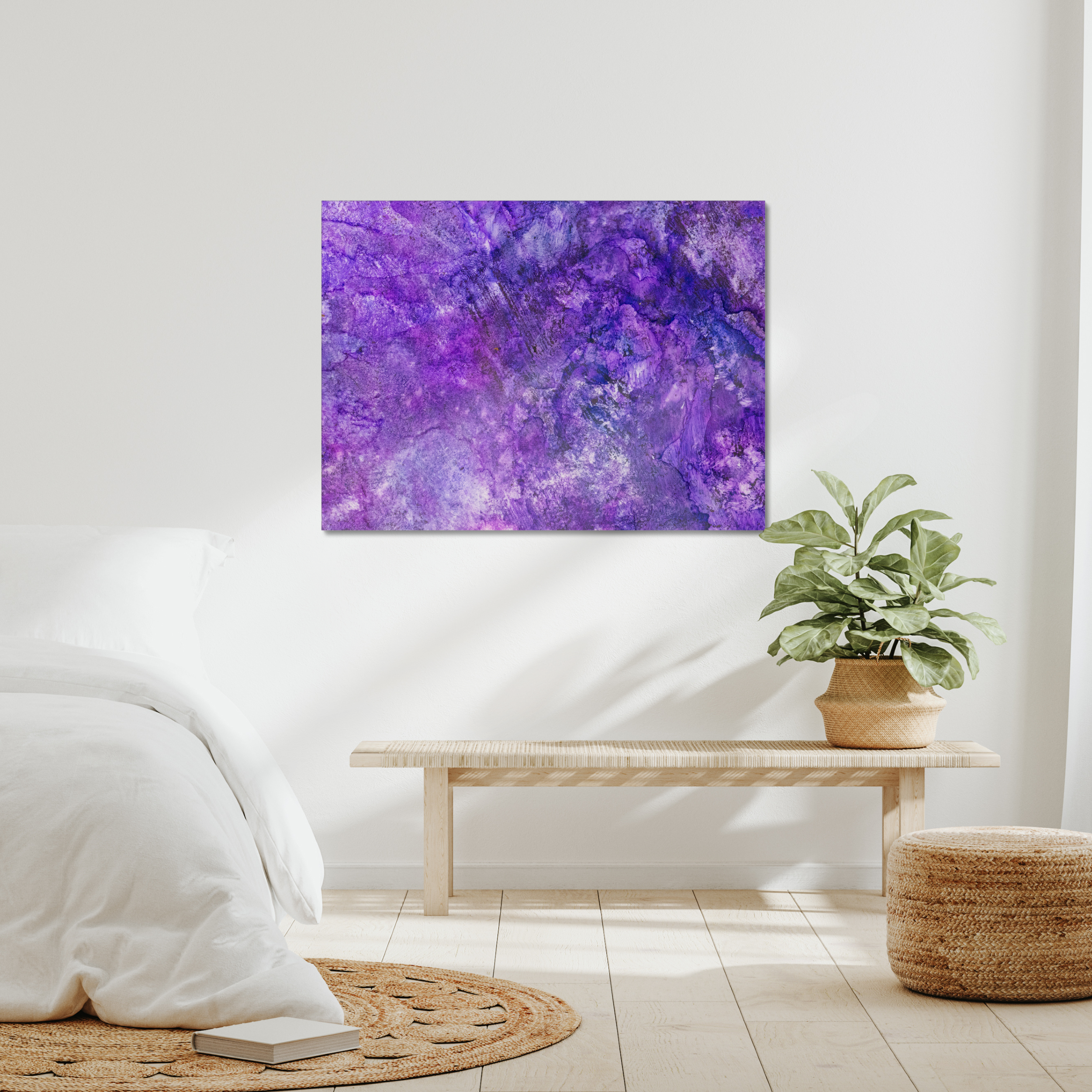 Purple Infusion - Printed Canvas