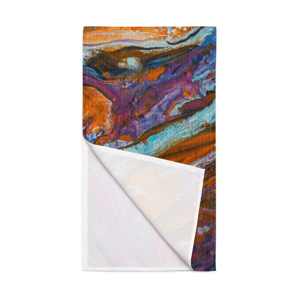 Paint pour - Table runner